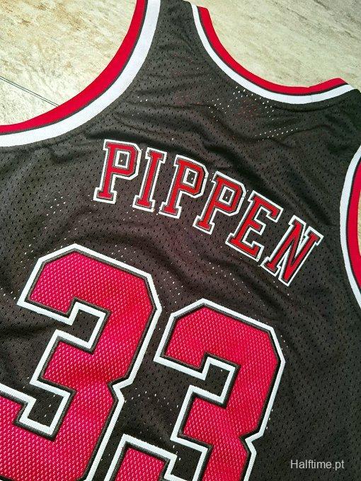 Men's Scottie Pippen Black Retro Classic Team Jersey