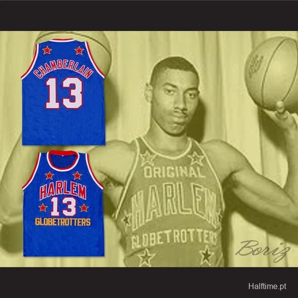 Wilt Chamberlain Harlem Globetrotters Basketball Jersey