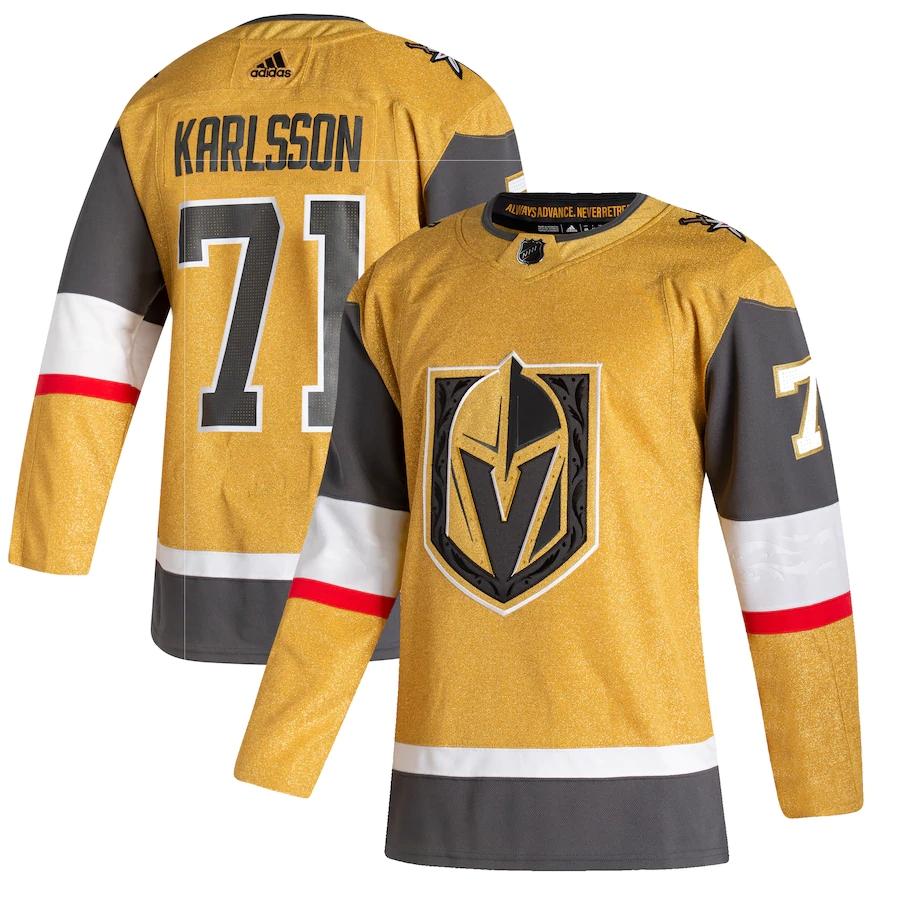 Women's William Karlsson Gold 202021 Alternate Player Team Jersey