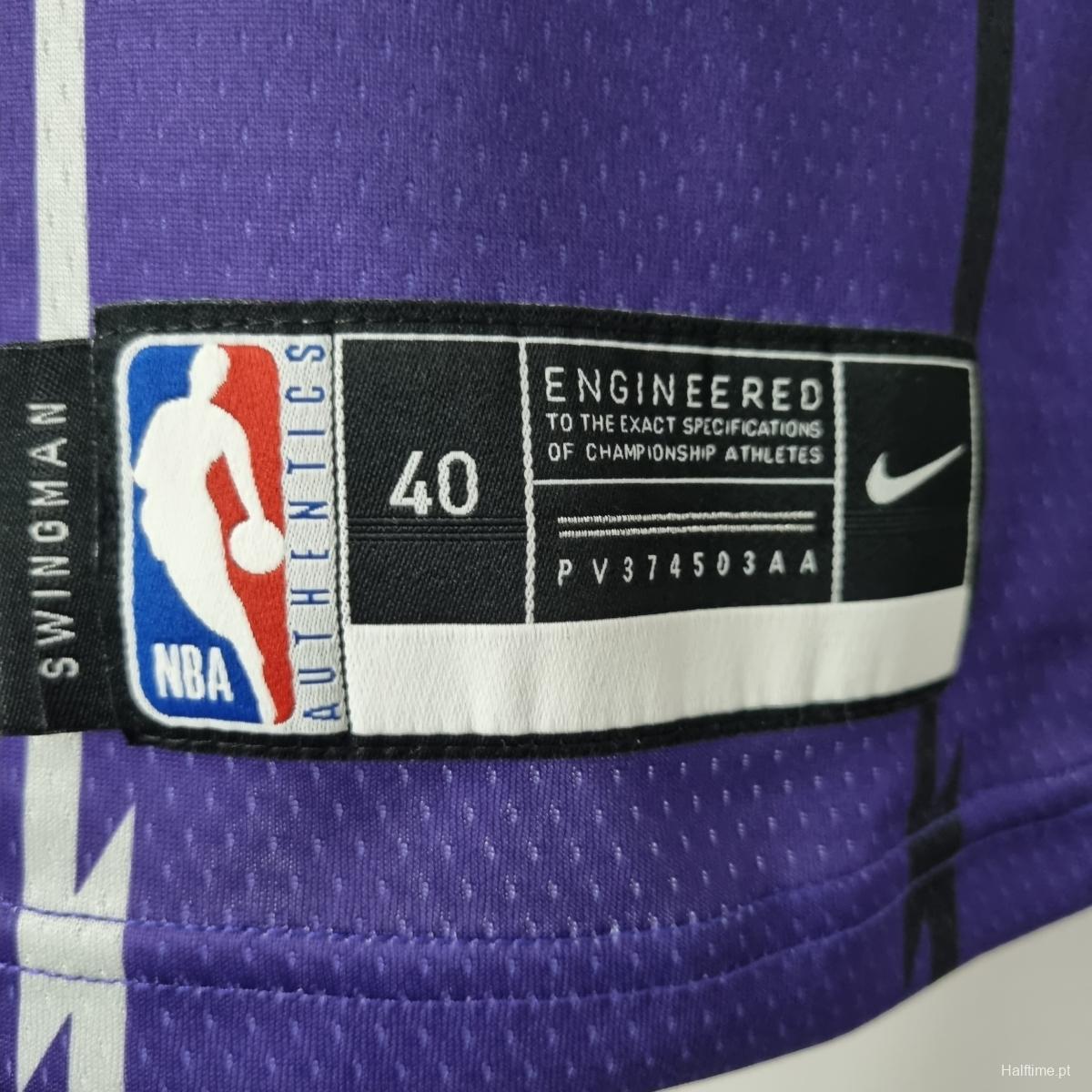 Toronto Raptors VANVLEET#23 Purple NBA Jersey