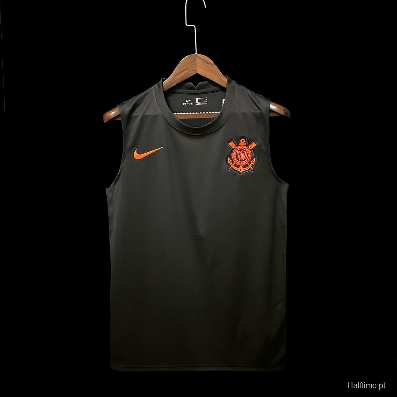 22/23 Corinthians Pre-match Training Black Vest 