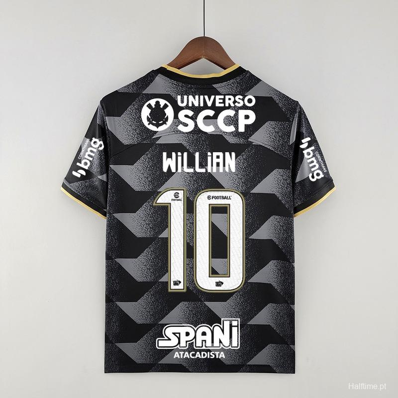 22/23 All Sponsors Corinthians Away  Soccer Jersey