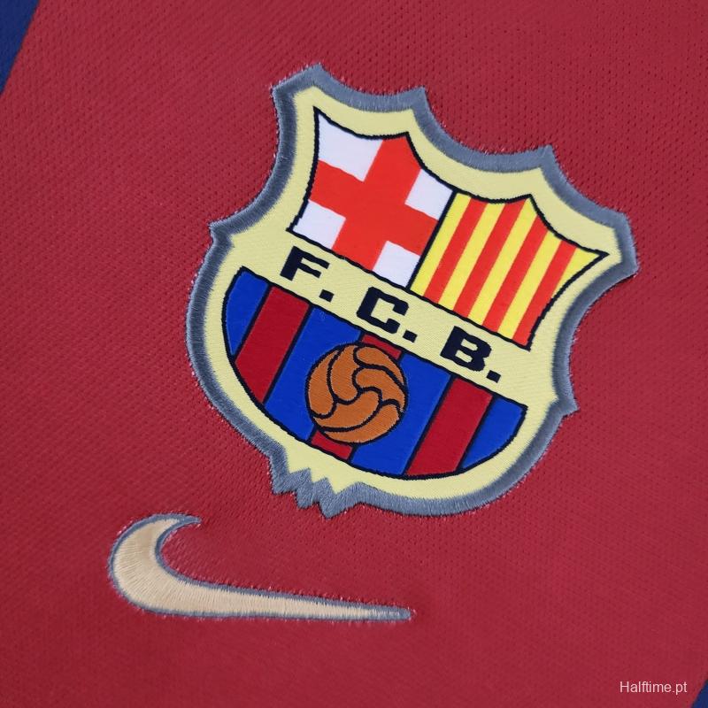 Retro 98/99 Barcelona Home  Soccer Jersey