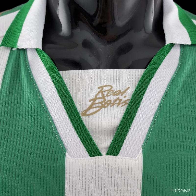 Player Version 22/23 Real Betis King's Cup Version Home Soccer Jersey