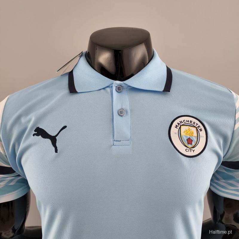 22/23 POLO Manchester City Light Blue Jersey