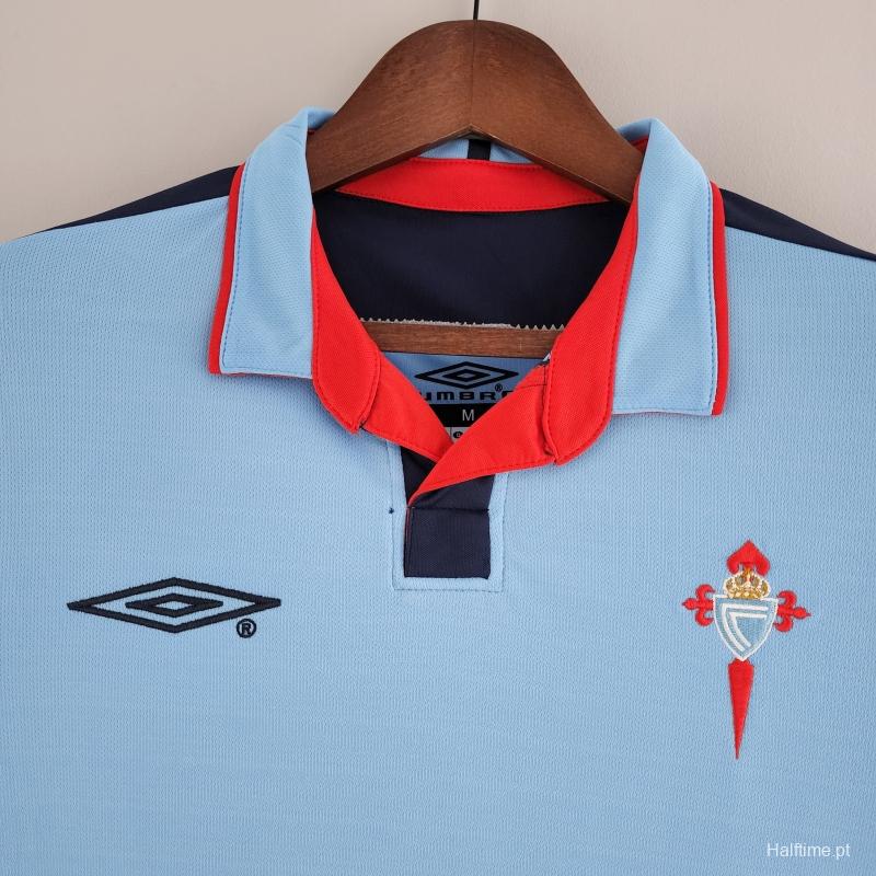 Retro 02/04 Celta Home Soccer Jersey