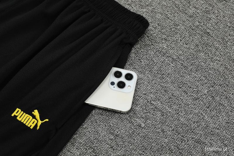 2022 Borussia Dortmund Vest Training Jersey Kit Black And White