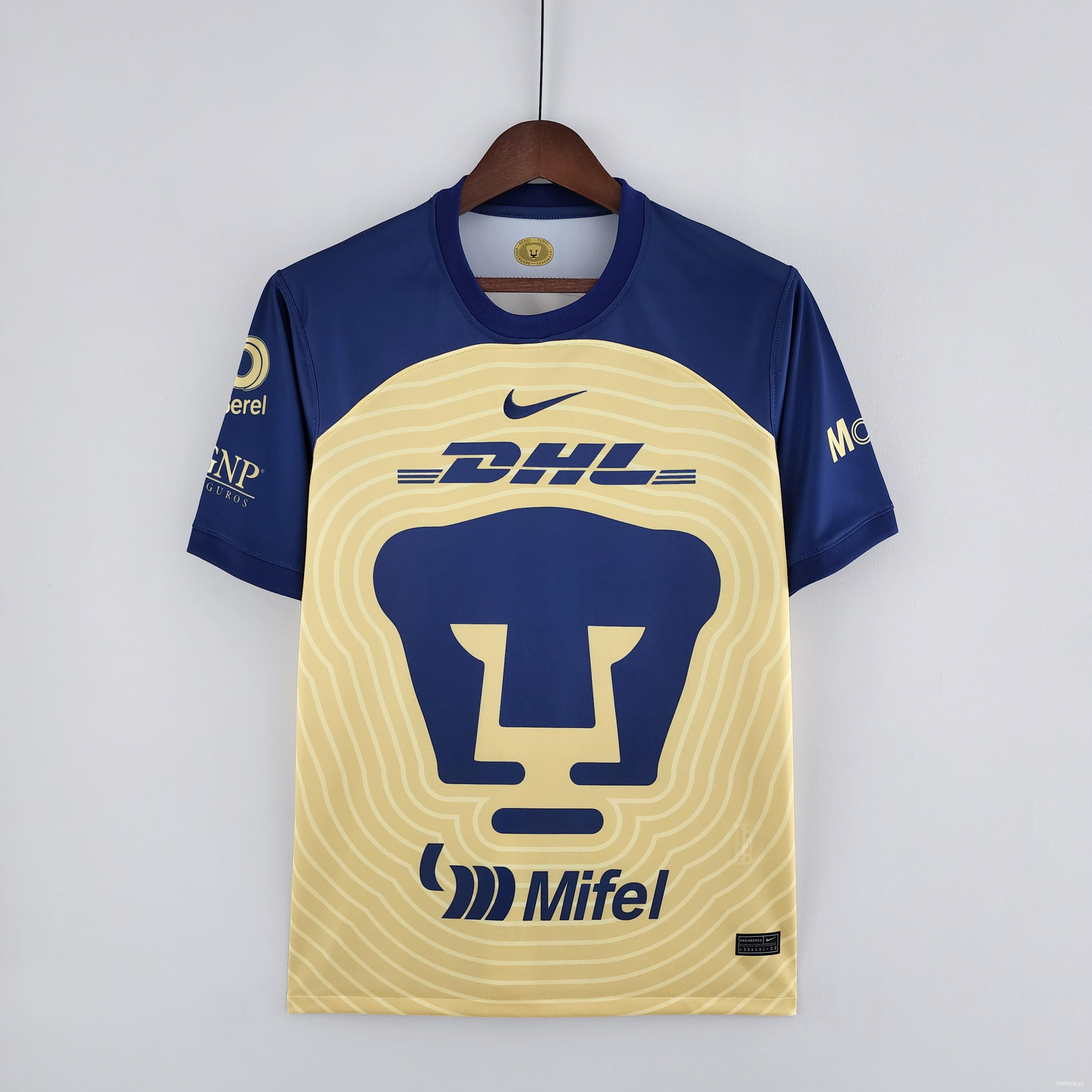 22/23 Pumas UNAM Mexiko Home Soccer Jersey