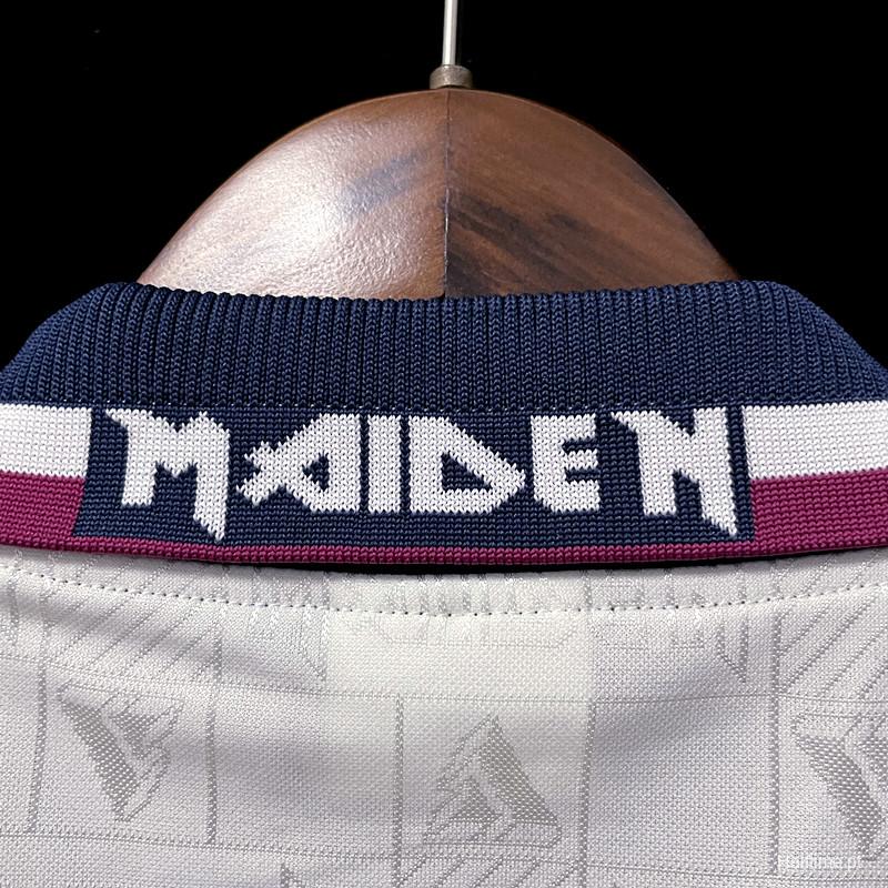 Retro 1999 West Ham Iron Maiden Away Soccer Jersey