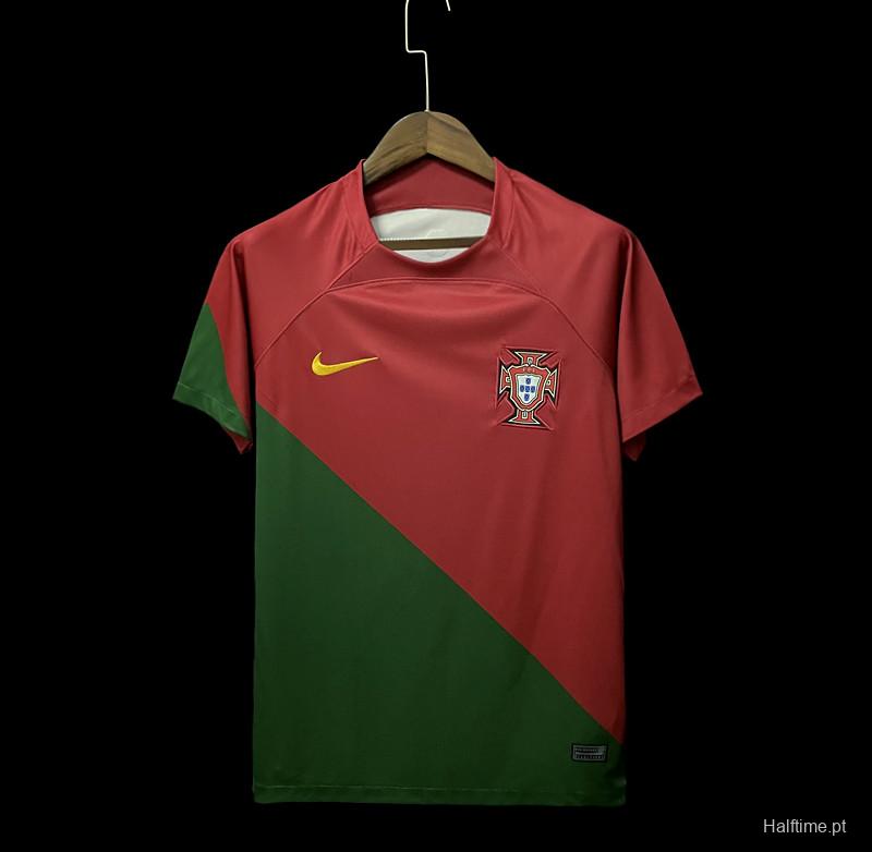 2022 Portugal Home Soccer Jersey