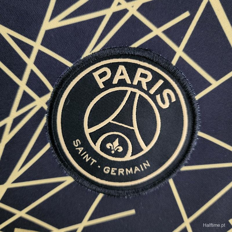 22-23 PSG Black Gold Training Jersey Player Version