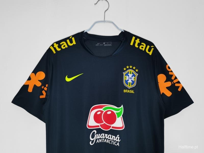 Retro 2020  Brazil Dark Green Home Soccer Jersey