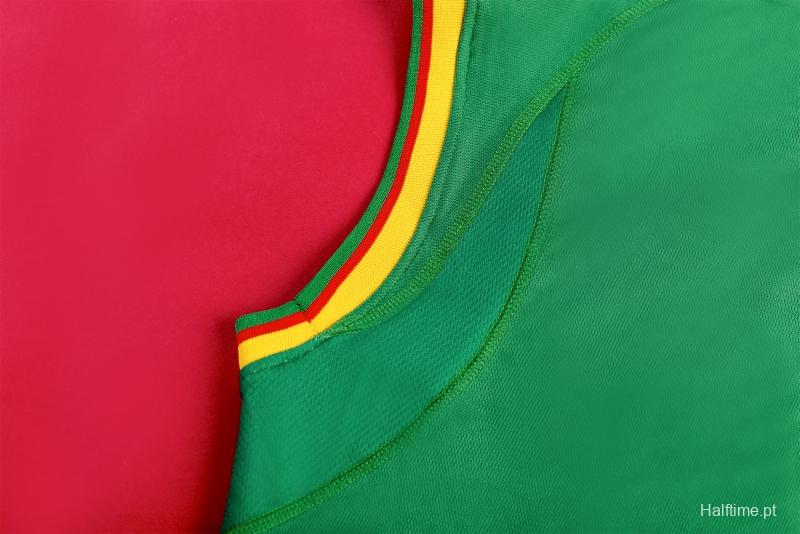 Retro 2002 Cameroon Home Soccer Jersey