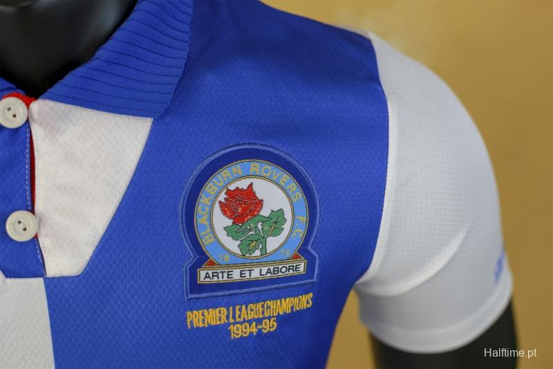 Retro 94/96 Blackburn Rovers Home Soccer Jersey