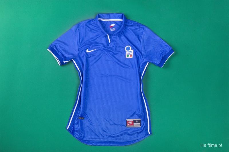 Retro 1998 Italy Home Soccer Jersey