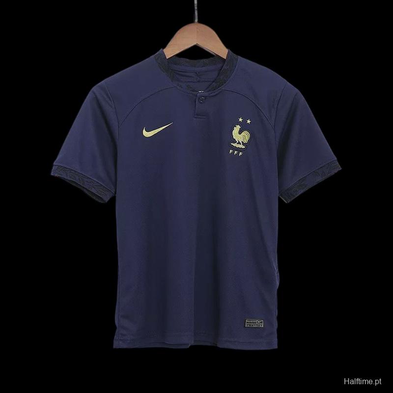 2022 France Home Kids Jersey