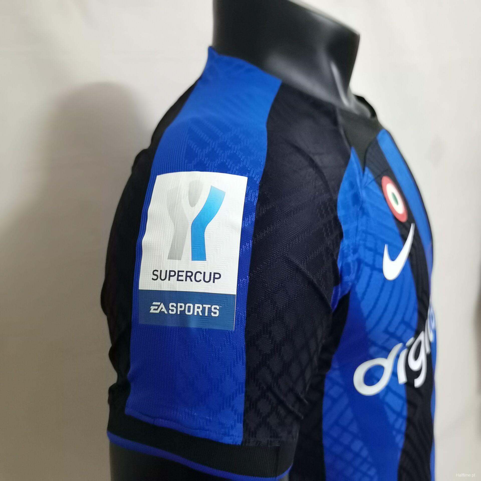 Player Version 22 23 Inter Milan Home Super Cup Jersey