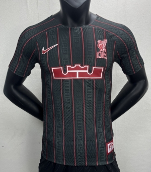 Player Version 23/24 Liverpool xLeBron James Black Jersey