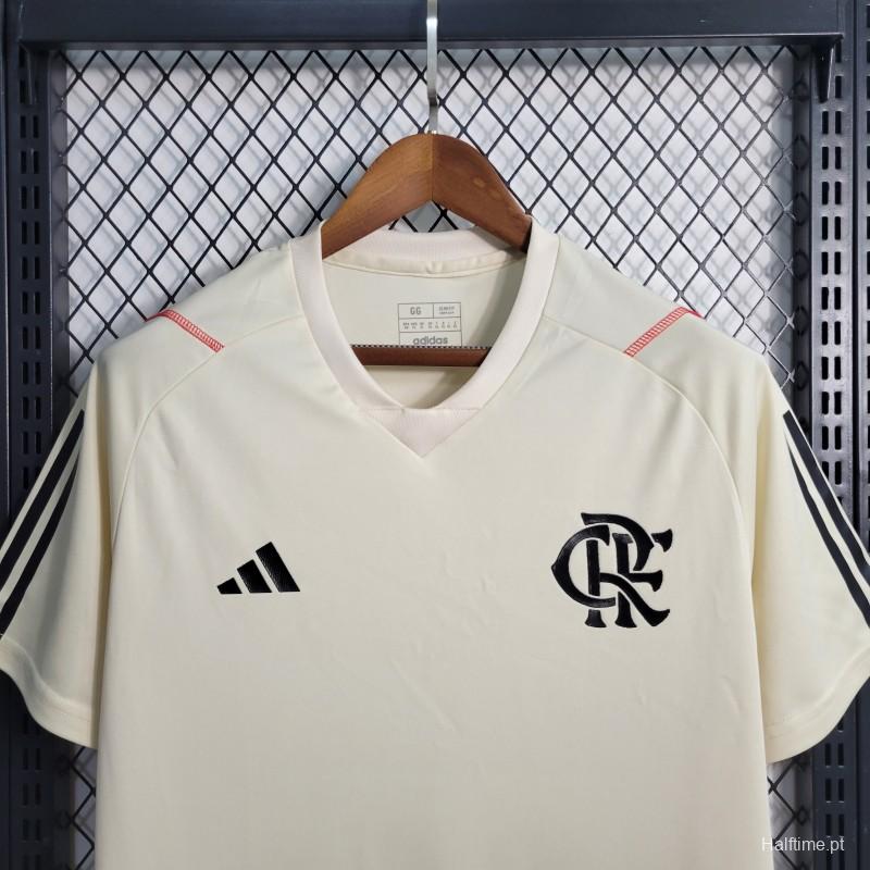 23-24 Flamengo Training Beige Jersey