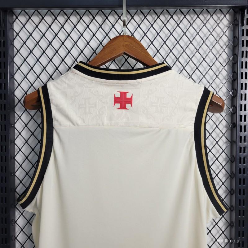 23-24 Vasco Da Gama White Vest Jersey