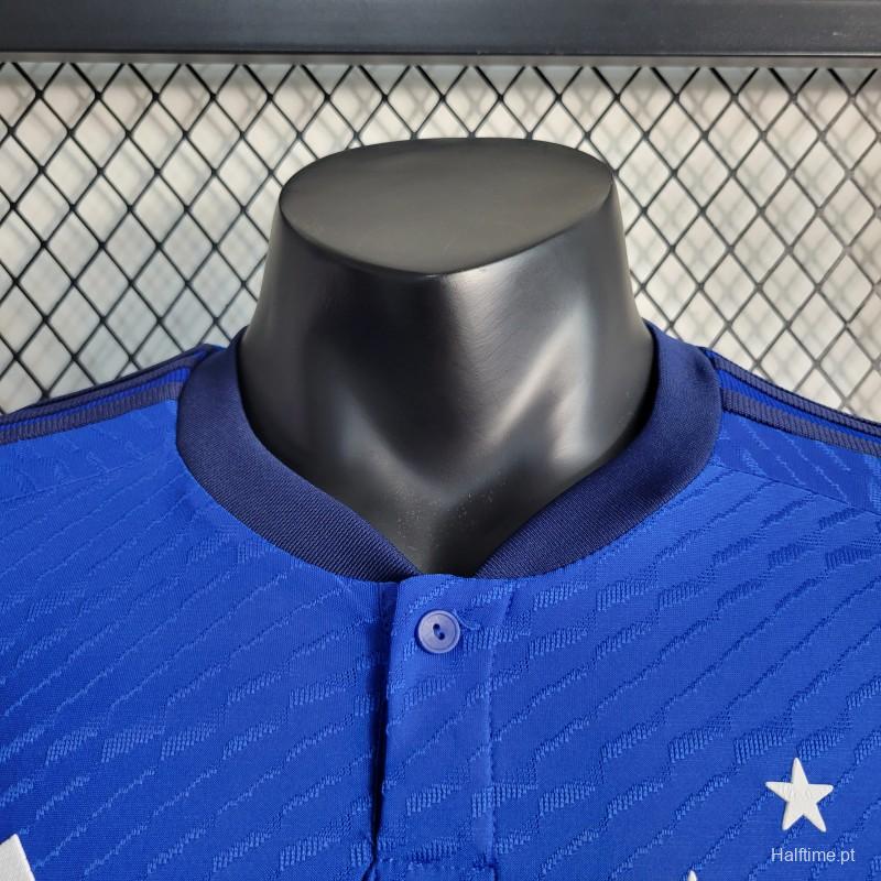 Player Version 23-24 Cruzeiro Home Soccer Jersey