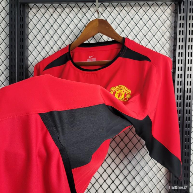 Retro  02/04 Manchester United Home Jersey