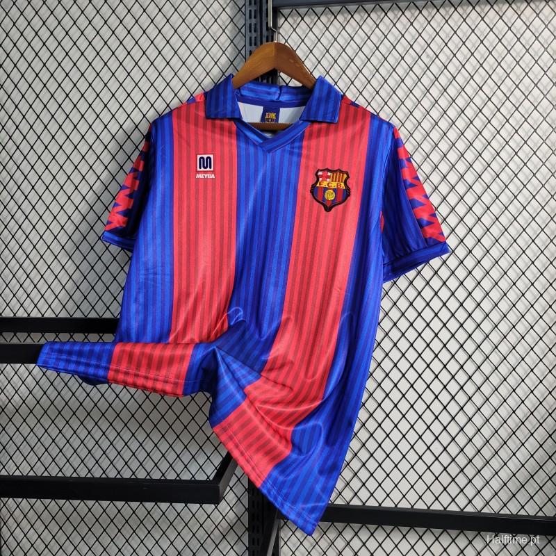 Retro 91/92 Barcelona Home Jersey