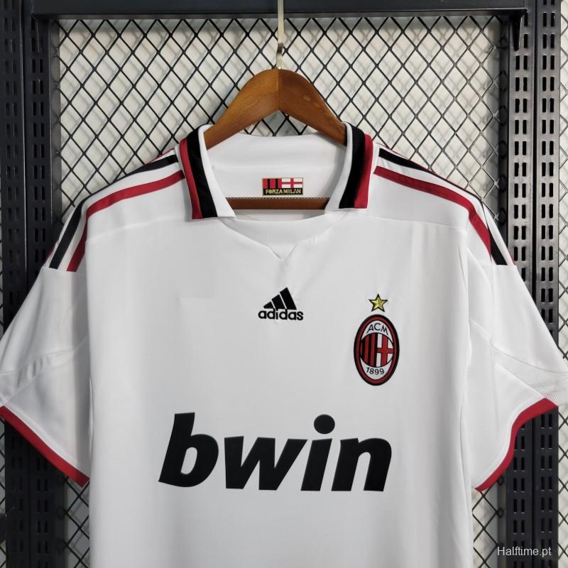 Retro 09/10 AC Milan Away White Jersey