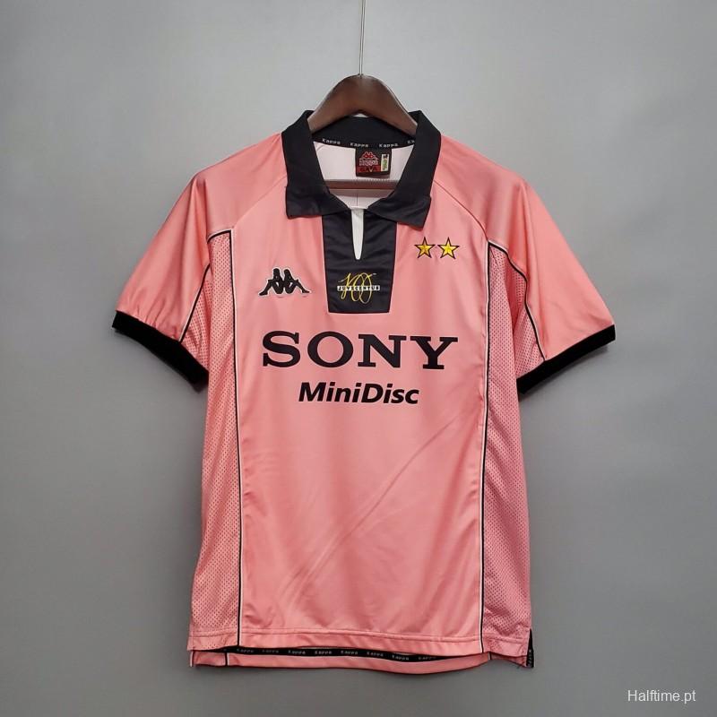 Retro 97/98 Juventus Away Pink Jersey