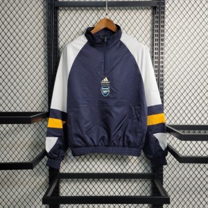 23-24 Arsenal Navy White Windbreaker