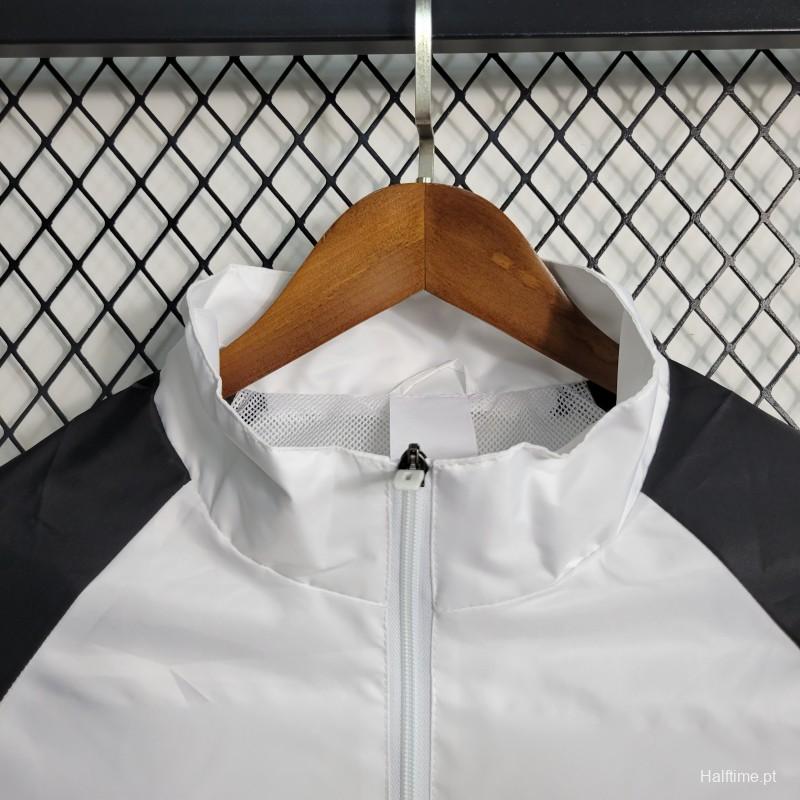 23-24 Juventus White Windbreaker