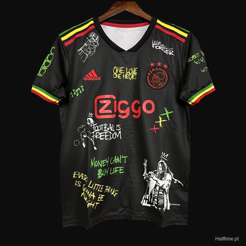 Retro 21/22 Ajax Third Black One Love Edition Jersey