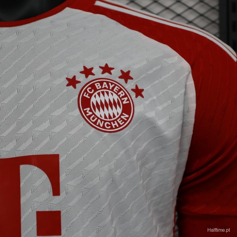 Player Version 23/24 Bayern Munich Home Long Sleeve Jersey