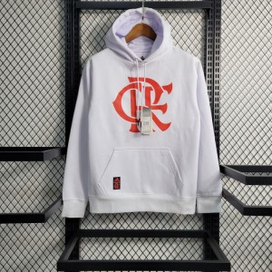 23-24 Flamengo White Hoodie