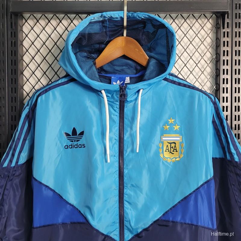 2023 Argentina Navy Blue Windbreaker