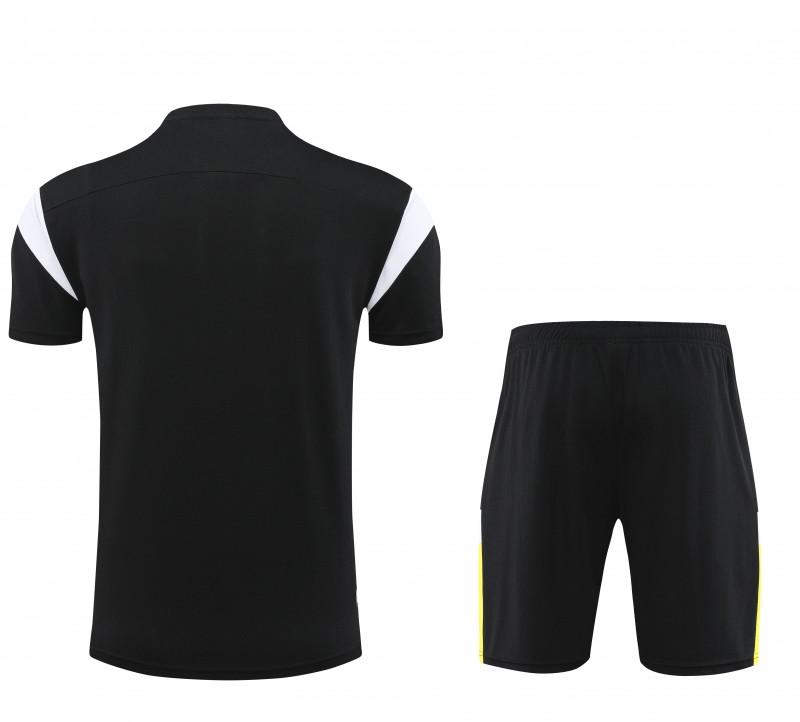 23 24 Borussia Dortmund Black Short Sleeve+Shorts