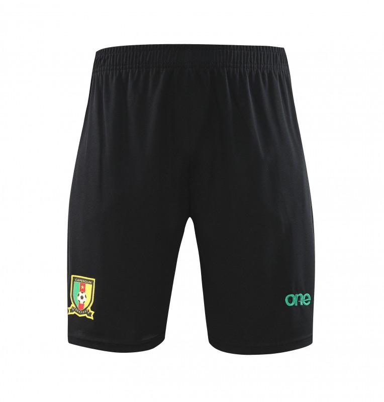 2023 Cameroon Black Short Sleeve+Shorts