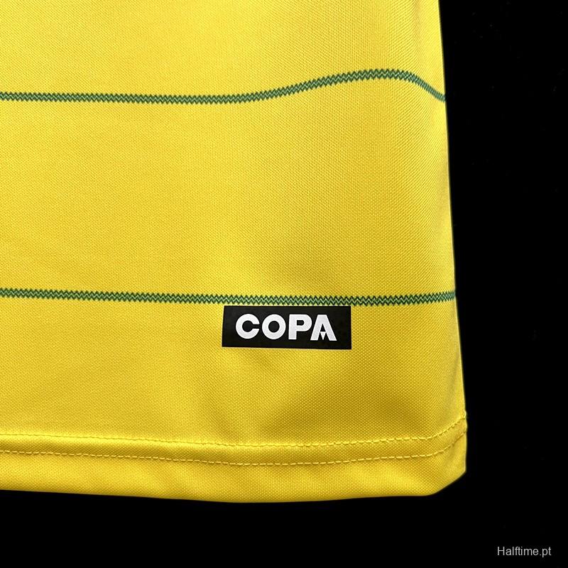 Retro Brazil 1984 Home Jersey