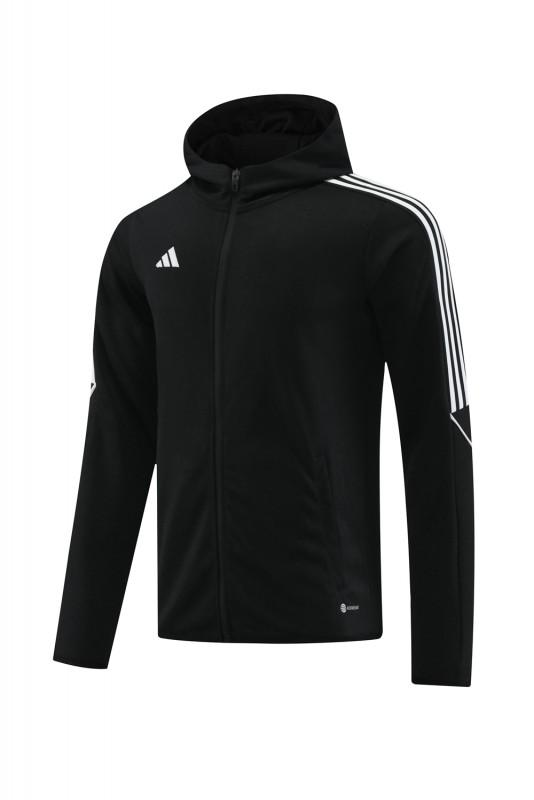 2024 Adidas Black Full Zipper HoodieJacket+Pants