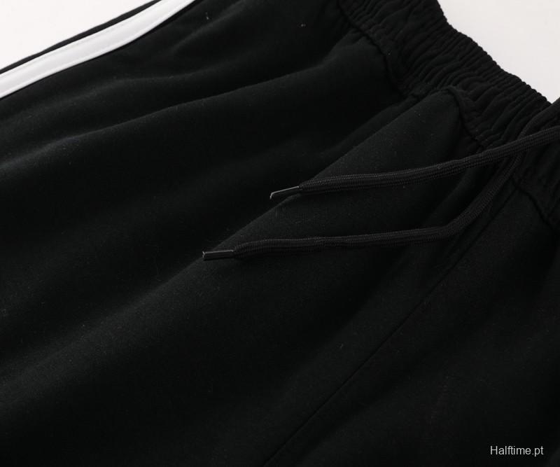 2024 Adidas Black Full Zipper HoodieJacket+Pants