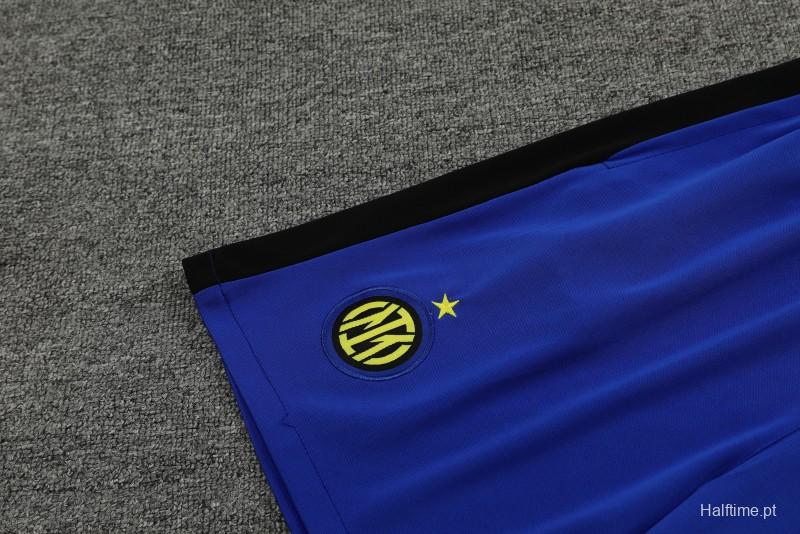 23/24 Inter Milan Blue Training Short Sleeve Jersey+Pants