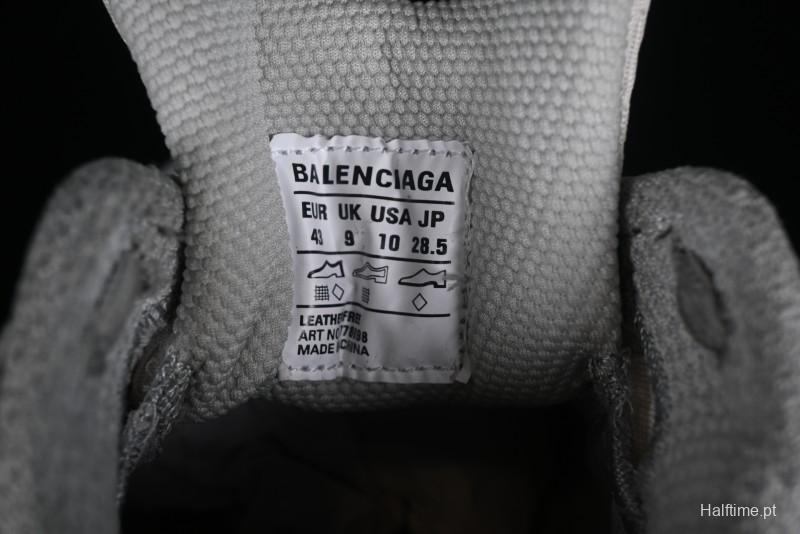 Balenciaga Phantom Sneaker 10th Generation Lace-Up Running Shoes with Transparent Heel Strap - W3XLL2097