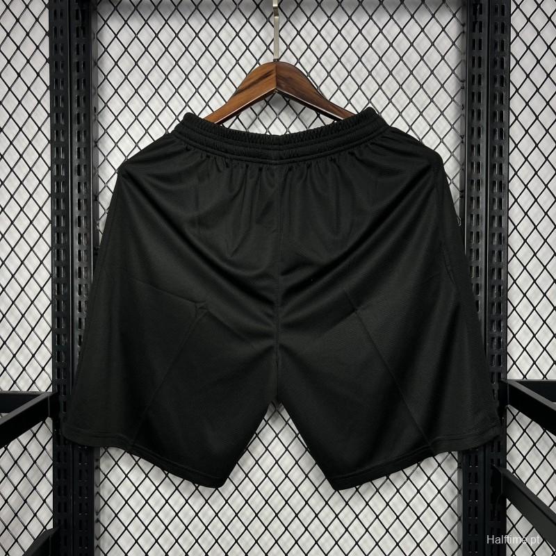 24/25 Corinthians Black -With Zip Shorts