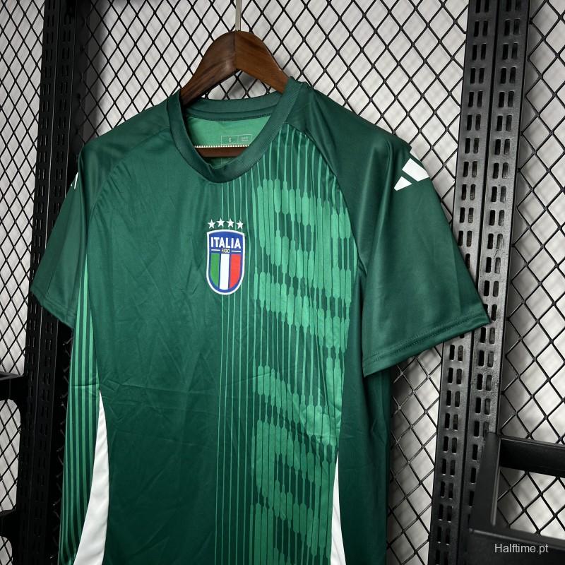 2024 Italy Pre-Match Green Jersey