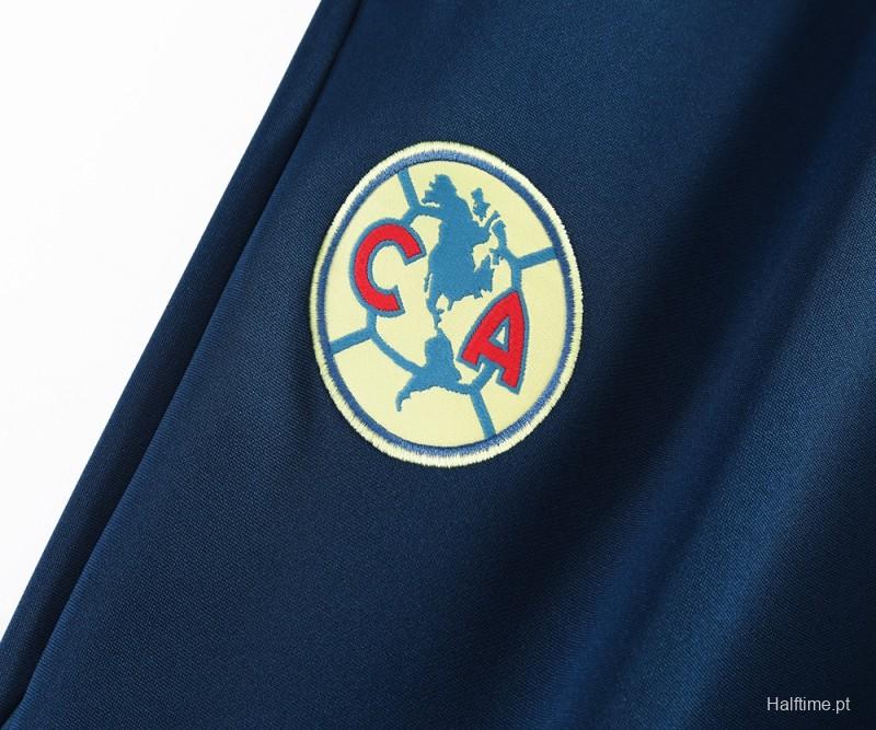 24/25 Club America Blue/Navy Full Zipper Jacket +Long Pants