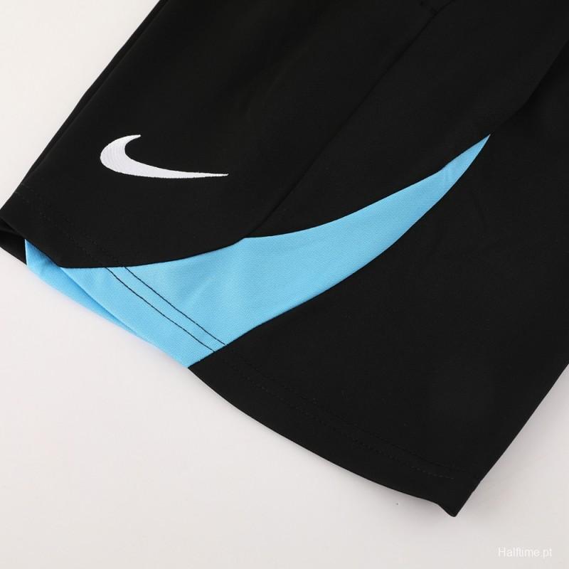 24/25 Nike Blue/black Short Sleeve Jersey+Shorts