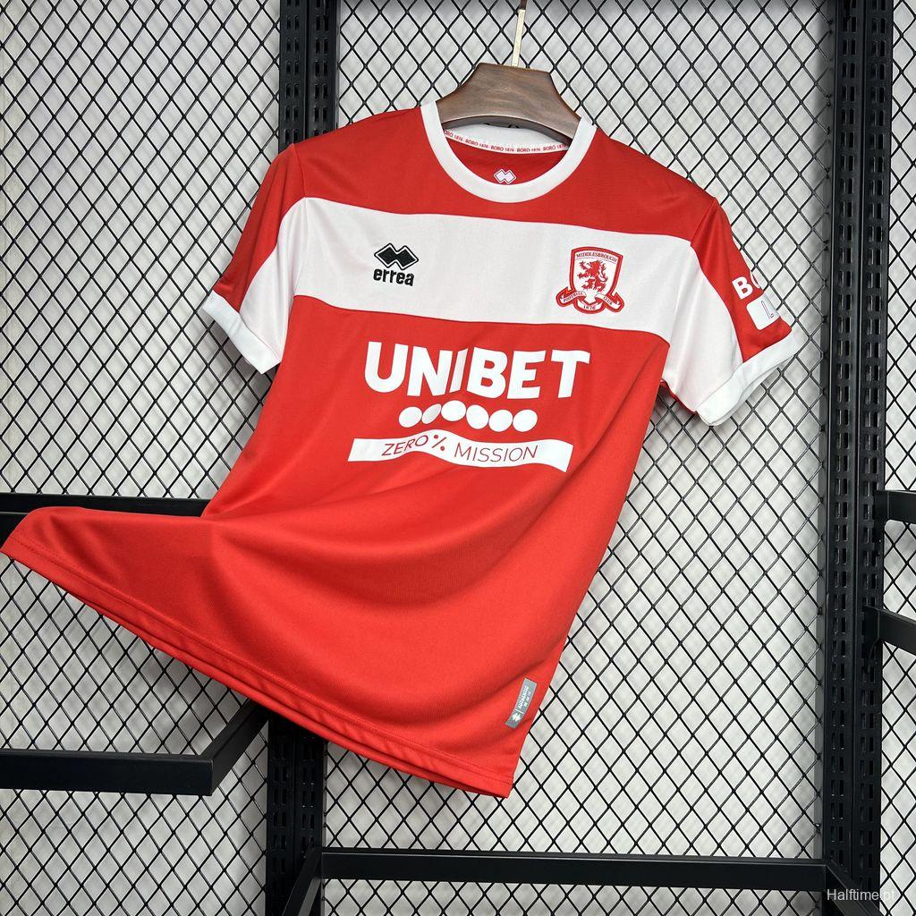 24/25 Middlesbrough Home Jersey