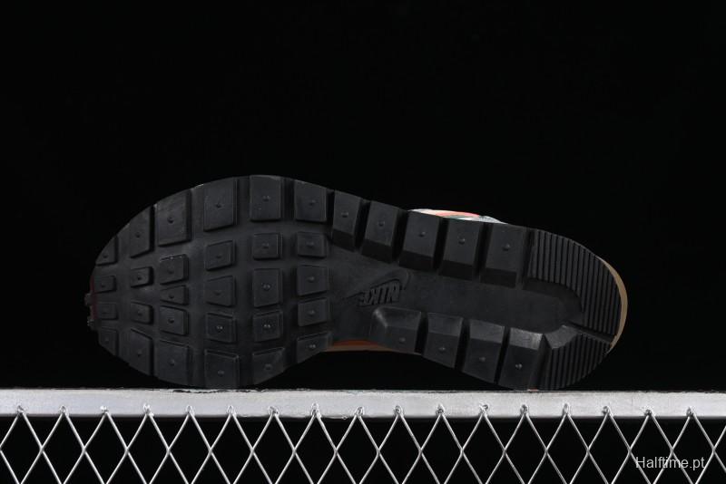 Nike Sacai VaporWaffle 3.0 Deconstructed Sneakers with Overlapping Swoosh and Dual Tongue - DD1875-107