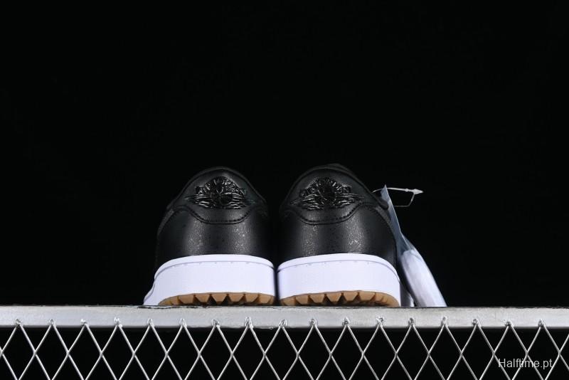 Nike Air Jordan 1 Low Golf Shoes Black Snake Pattern - DD9315-005