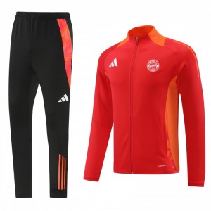 24/25 Bayern Munich Red Full Zipper Jacket +Long Pants